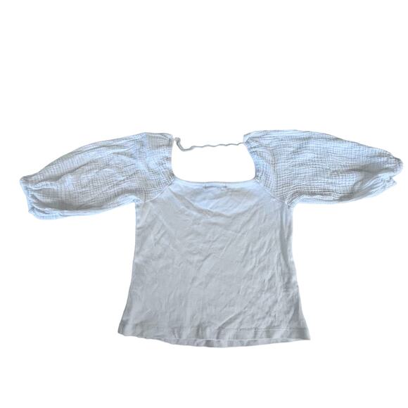 Sanctuary medium Top White Square Neck Gauzy - Picture 4 of 8